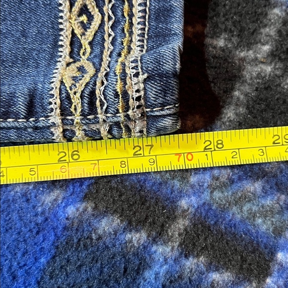 Royalty For Me Skinny Ankle Cut Blue Jeans - Size 8 - Picture 8 of 8